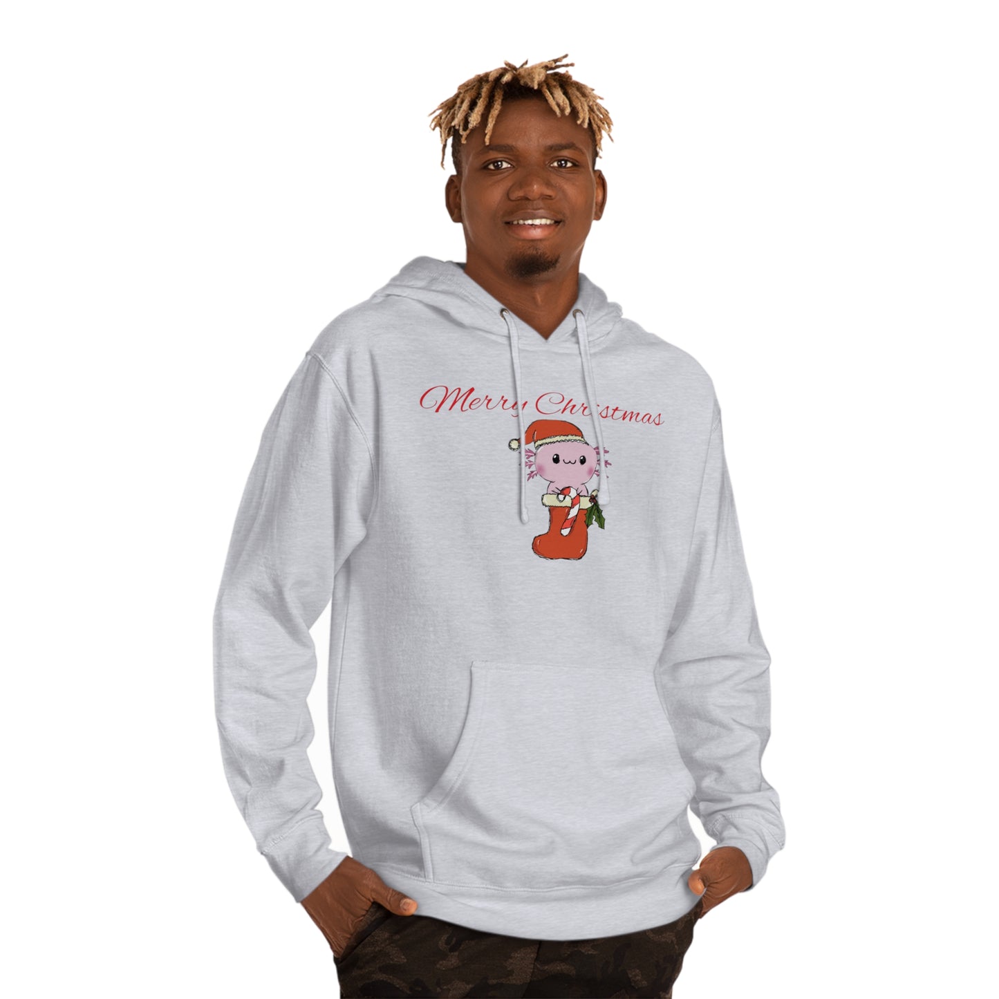 Axolotl Christmas hoodie