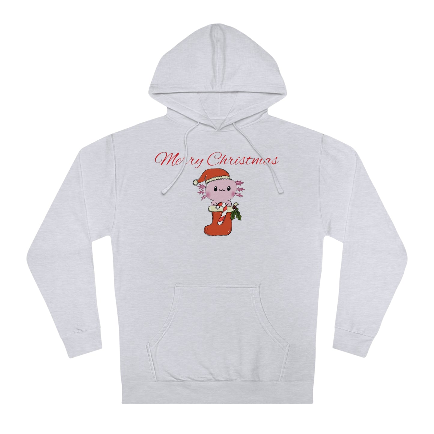 Axolotl Christmas hoodie