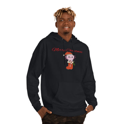 Axolotl Christmas hoodie