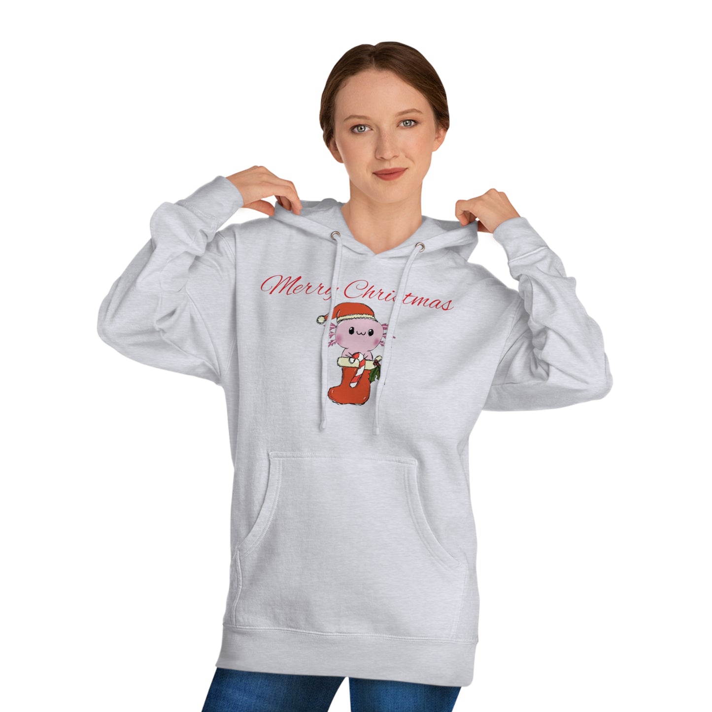 Axolotl Christmas hoodie